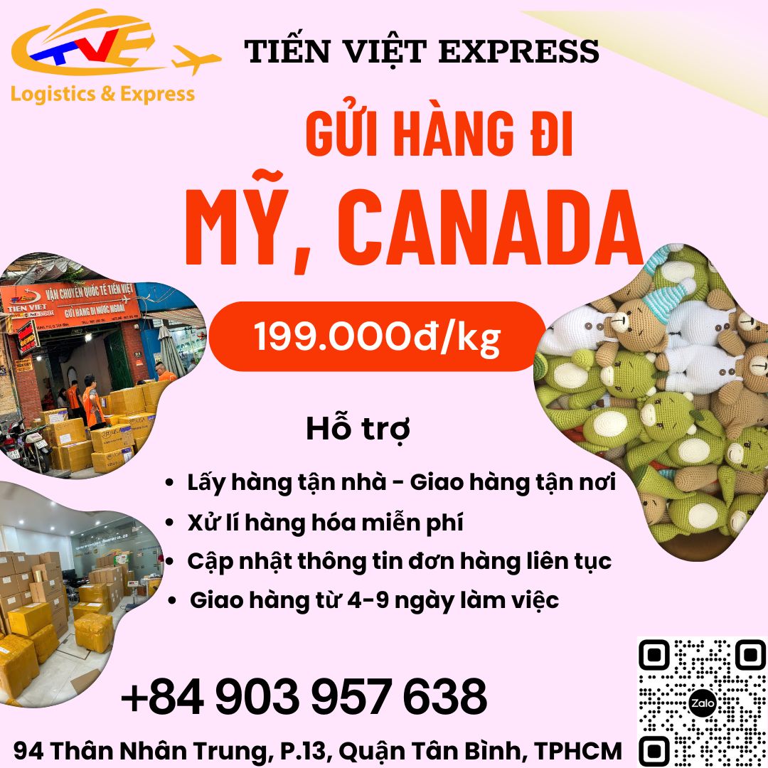 Gửi hàng đi Úc- Tiến Việt Express